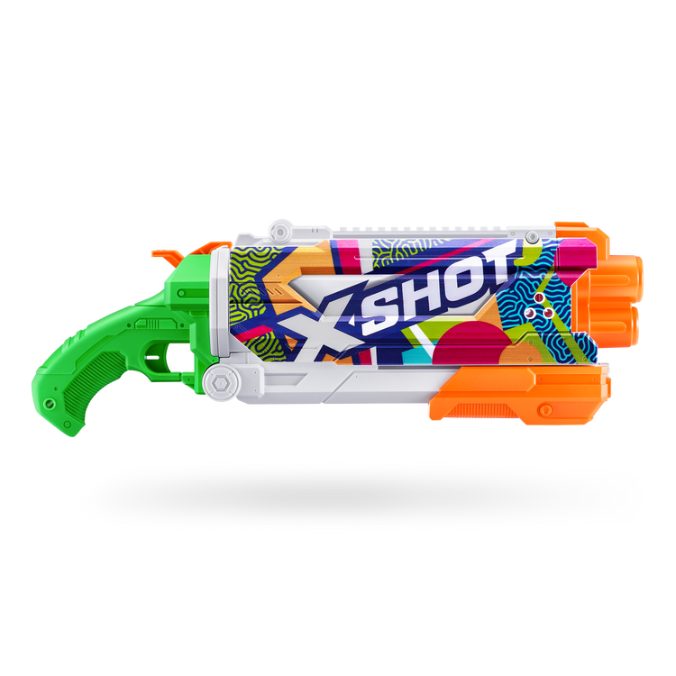 Light Gray XSHOT Fast-Fill Skins Pump Action Water Blaster 11855 by ZURU HALSON ENTERPRISE 11855A_X-SHOTWATER-FAST-FILLSKINS-PumpAction_01.png Action Figures and Play Sets