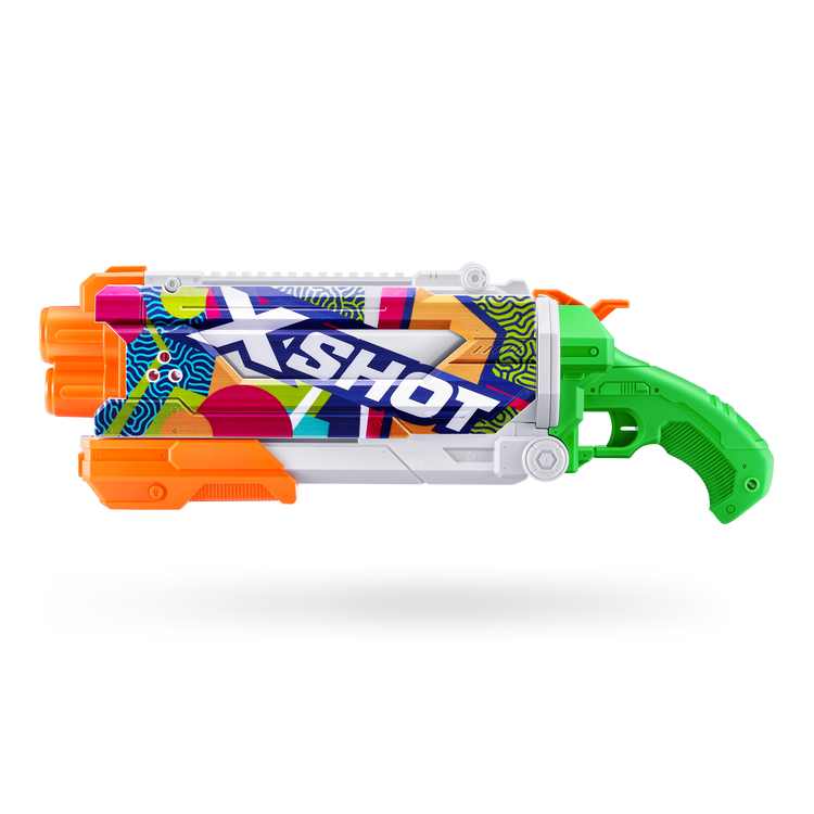 Light Gray XSHOT Fast-Fill Skins Pump Action Water Blaster 11855 by ZURU HALSON ENTERPRISE 11855A_X-SHOTWATER-FAST-FILLSKINS-PumpAction_02.png Action Figures and Play Sets