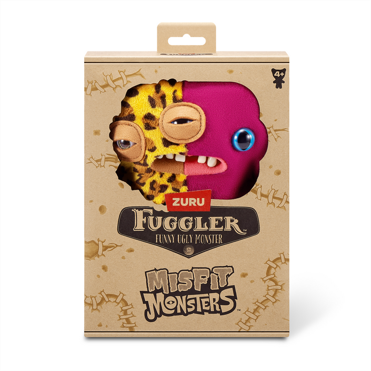 Tan Fuggler Misfit Monsters 9-inch Series 1 15726 by ZURU HALSON ENTERPRISE 15726J_FUGGLER_MONSTERMASHUP_FRONTOFPACK.png Plush Toys