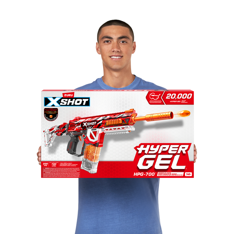 Dark Slate Blue XSHOT Hyper Gel HPG-700 Blaster 14+ (20,000 Hyper Gel Pellets) 36620 by ZURU HALSON ENTERPRISE 36620_X-Shot_HyperGel_HPG700_Lifestyle_04A.png Action Figures and Play Sets