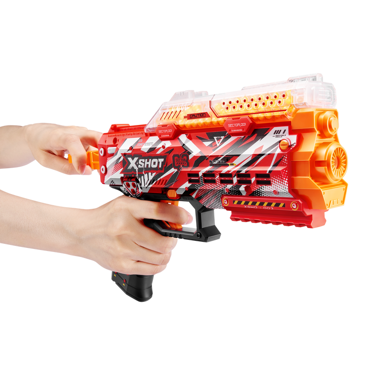Black Zuru X Shot Hyper Gel 36728 Toyzoona 36728_X-SHOT_HYPERGEL_SERIES1_PISTOL_3000gellets__OPENBOX_Lifestyle_05.png Action Figures and Play Sets
