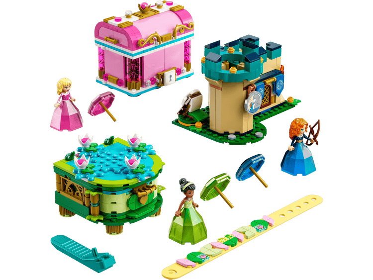 Black LEGO 43203 Aurora Merida & Tiana's Enchanted Creations THE DREAM FACTORY 43203.png Building Sets and Construction Toys