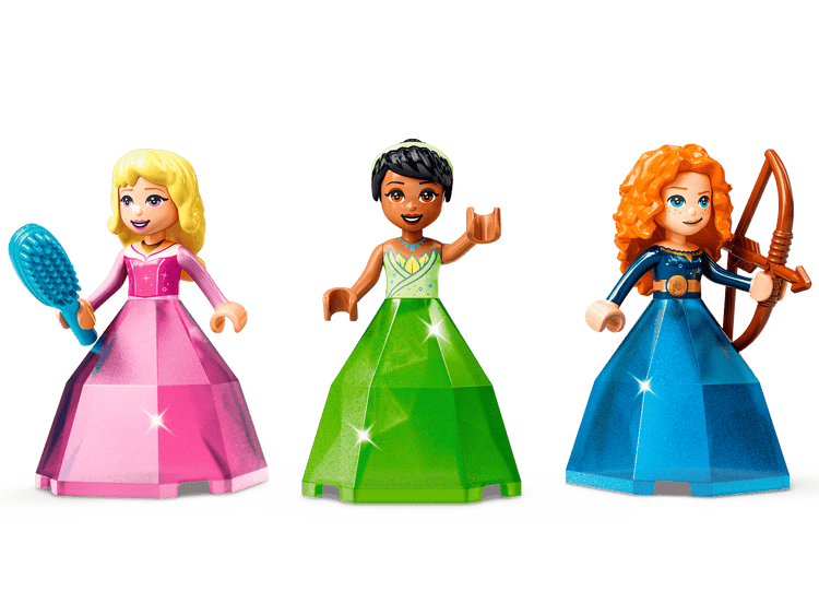Black LEGO 43203 Aurora Merida & Tiana's Enchanted Creations THE DREAM FACTORY 43203_alt9.png Building Sets and Construction Toys