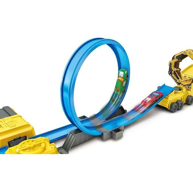 Steel Blue Metal Machines Construction Destruction Trackset with Mini Racing Cars 6703 by ZURU Toyzoona 71j09FTCwKL._AC_SX679.jpg Pretend Play and Play Sets