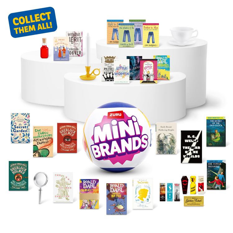 Black Zuru Mini Brand Book S2 Capsule 77686GQ1 Toyzoona 77686_MINIBRANDS_BOOK_S2_FULL_RANGE_SHOTB.png Action Figures and Play Sets