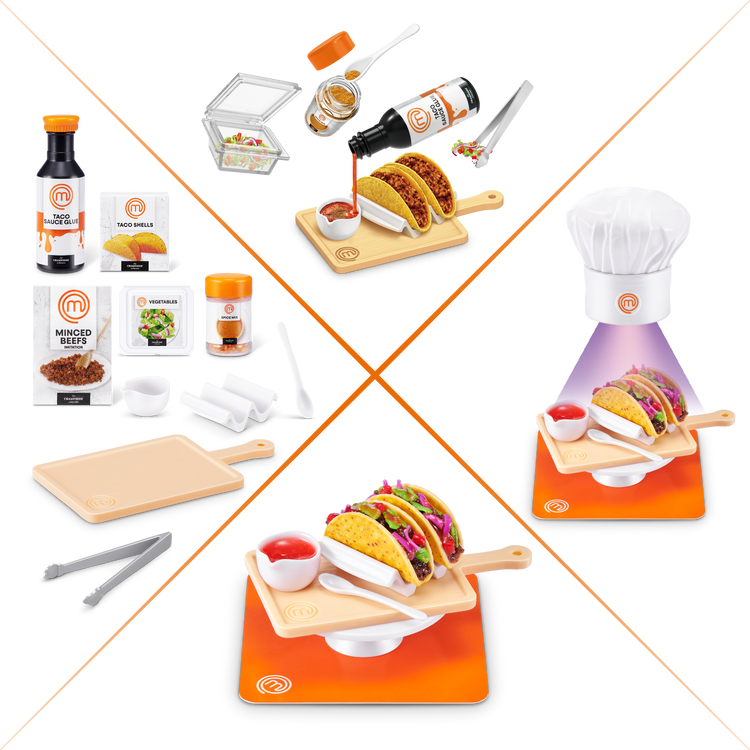 Black Zuru Mini Brand Master Chef S2 77773GQ1 Toyzoona 77773_MINIBRANDS-MASTERCHEFS2_OOP02.png Action Figures and Play Sets