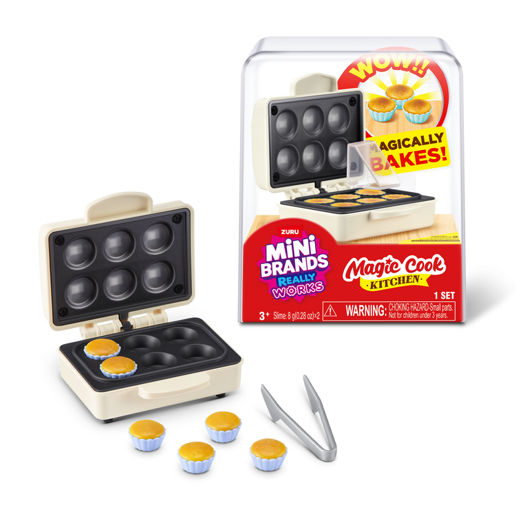 Black Mini Brands Really Works Magic Cook Kitchen Capsule Series1 77789UQ1 by ZURU Toyzoona 77789J_MINIBRANDS_MAGICCOOKKITCHEN-SERIES1_ECOMHERO.png Arts and Crafts