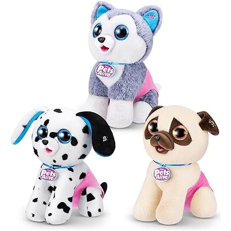 Light Gray Pets Alive Pooping Puppies 9542 by ZURU Toyzoona 81jWPiacdwL._AC_SX425.jpg Dolls and Accessories