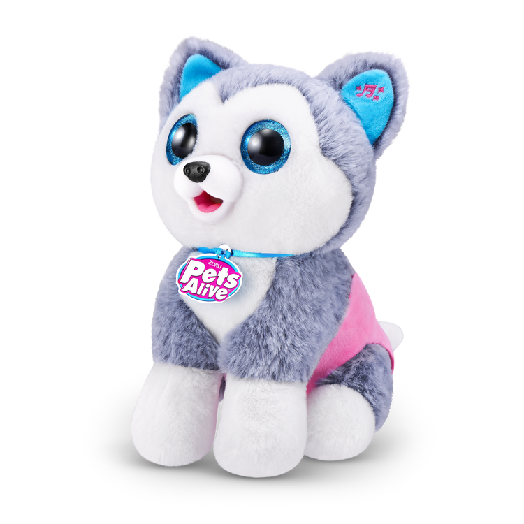 Light Gray Pets Alive Pooping Puppies 9542 by ZURU Toyzoona 9542_PETSALIVE_POOPINGPUPPIES_OOP_03.png Dolls and Accessories