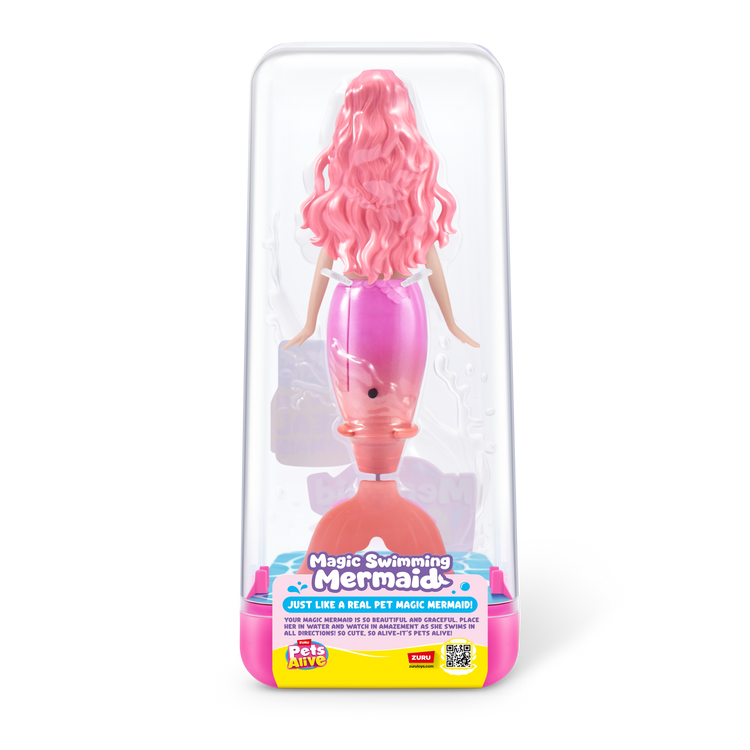 White Smoke Zuru Pets Alive Mermaid 9567UQ1 Toyzoona 9567A_PETSALIVE_WATERACTIVATED_MERMAIDS_BACKOFPACK.png Dolls and Accessories