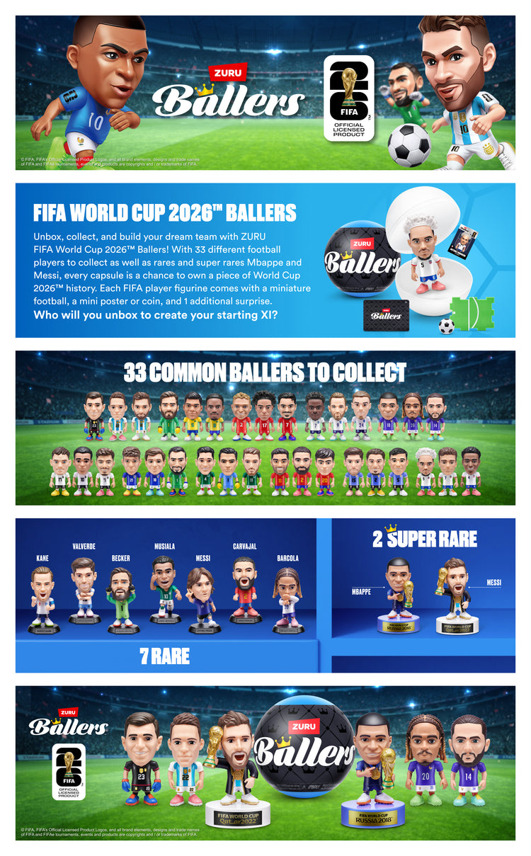 Light Cyan Zuru FIFA Ballers Capsule 77792SK1 Toyzoona ZURU_BALLERS_77792_EBC_image_34.jpg Action Figures and Play Sets