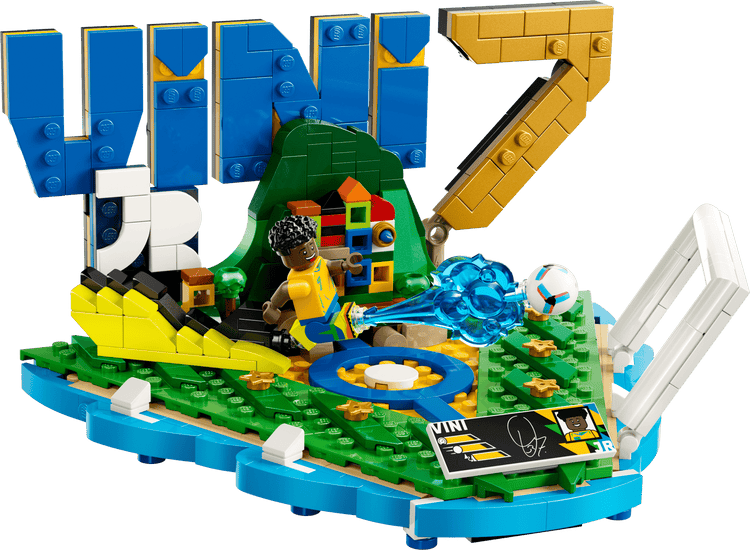 Black LEGO 43027 Vini Jr. Soccer Highlights THE DREAM FACTORY blt154d36ee16842b9a-43027_Prod.png Building Sets and Construction Toys