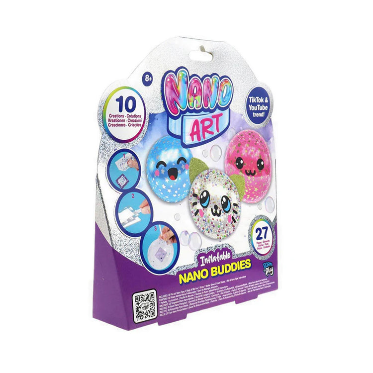 White Smoke Nano Art Inflatable Buddy Trio 238104 HALSON ENTERPRISE 0888-NNC238104-6L-3.webp Arts and Crafts