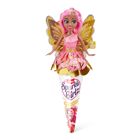 Light Pink Sparkle Girlz Cone Doll 100496 by ZURU Toyzoona 100496_SPARKLE_GIRLZ_Cone_Doll_FRONT_OF_PACK_A.png Dolls and Accessories