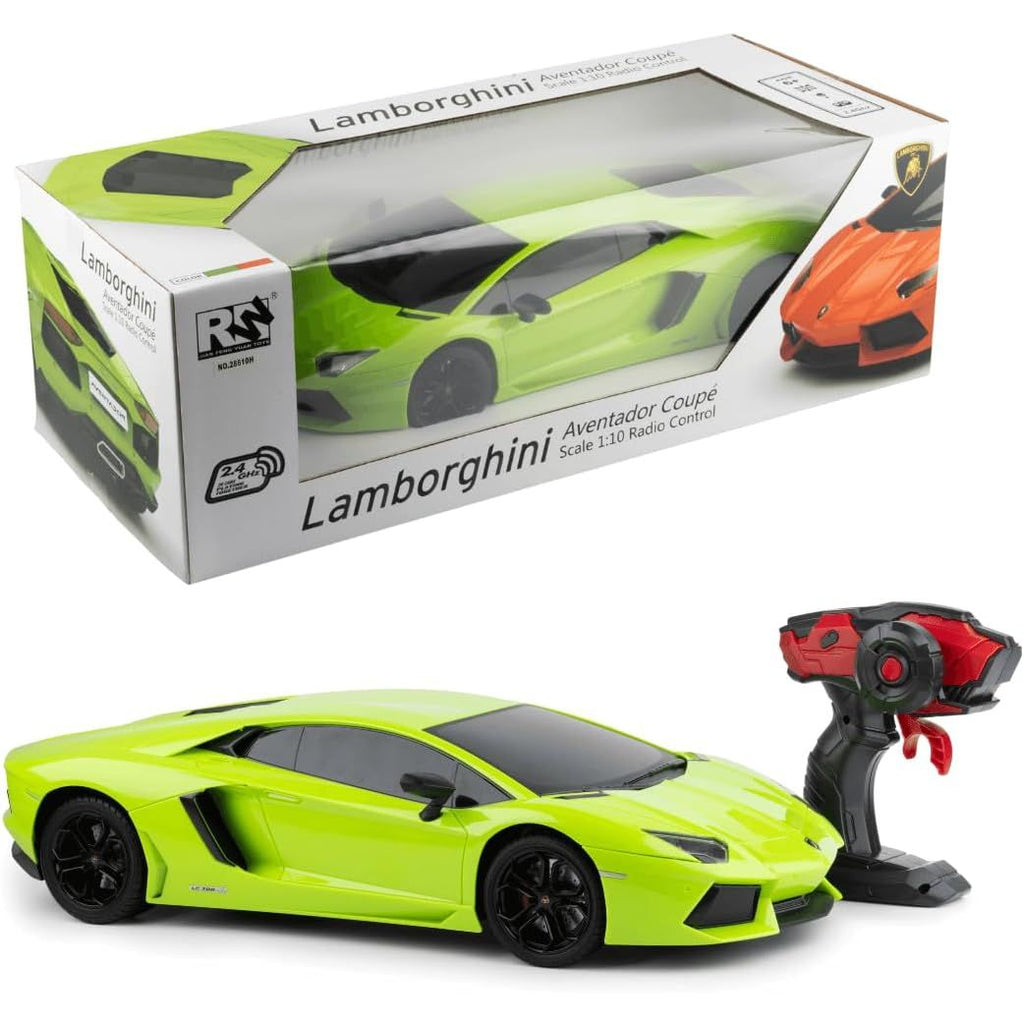 Gray RC Car Toy Lamborghini Aventador LP 700-4 - 2.4GHz Remote Control Car for Kids & Collectors - USB Charger - Ages 6+ - Rechargeable Battery - Large Scale 1:10 - Green HALSON ENTERPRISE 10_1eb152eb-86e6-46d3-ac36-9c8e811e4411.jpg Vehicles and Remote Control Toys