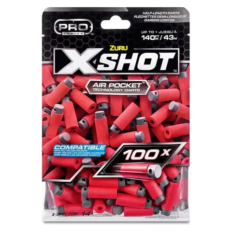 Maroon XSHOT Pro Series Half-Length Darts Refill Pack 36601 (100 Darts) by ZURU Toyzoona 1140823.webp Battling Toys