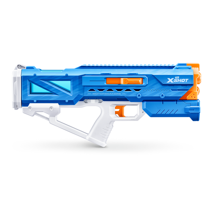 Light Gray XSHOT Water Hydra Pulse Motor Soaker 118158 by ZURU. Toyzoona 118158_X-SHOT_WATER-FAST-FILL-Hydra_Motor_Soaker_OPEN_BOX_OOP_01A.png Action Figures and Play Sets