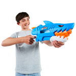Black Zuru X Shot Fast Fill Water Shark 118195 Toyzoona 118195_XSHOTWATERFAST-FILL-SHARKWATERBLASTER_LIFESTYLE_WHITE_03.png Action Figures and Play Sets
