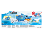 White Smoke Zuru X Shot Fast Fill Water Shark 118195 Toyzoona 118195_XSHOT_WATERFAST-FILL-SHARKWATERBLASTER_BACKOFPACK.png Action Figures and Play Sets