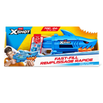 White Smoke Zuru X Shot Fast Fill Water Shark 118195 Toyzoona 118195_XSHOT_WATERFAST-FILL-SHARKWATERBLASTER_FRONTOFPACK.png Action Figures and Play Sets