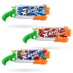 Light Gray XSHOT Fast-Fill Skins Pump Action Water Blaster 11855 by ZURU HALSON ENTERPRISE 11855_FAST-FILLSKINSPUMPACTION_OOPGroupShot_02.png Action Figures and Play Sets