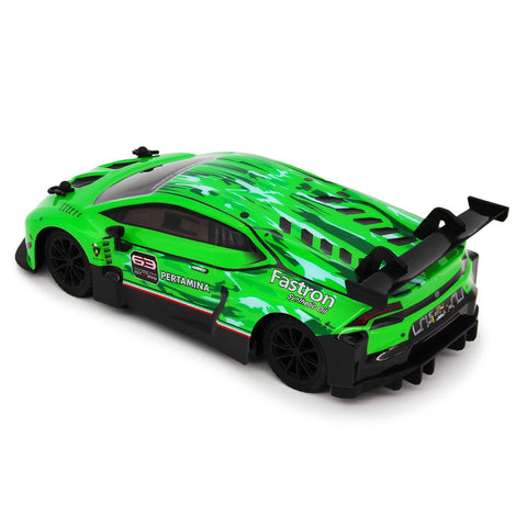 Medium Sea Green RC Drift Car Lamborghini Huracán GT3-2.4GHz Remote Control Car for Kids & Adults - 10km/h Speed - Kids Ages 6+ - Battery Operated - Scale 1:24 - Green HALSON ENTERPRISE 3_80d0993b-771d-486f-8ba3-cd66e7bfcb12.jpg Vehicles and Remote Control Toys