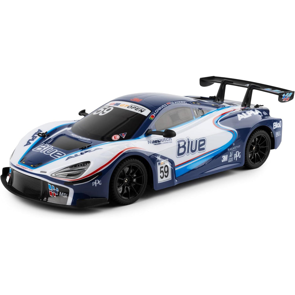 Light Gray RC Drift Car McLaren 720S GT3-2.4GHz Remote Car - 15km/h Speed - Car Toy for Kids Ages 6+ - Rechargeable Battery - Scale 1:12 (Blue) HALSON ENTERPRISE 11_a6e06174-fca4-4b2b-86ea-d27b25e21adf.jpg Vehicles and Remote Control Toys