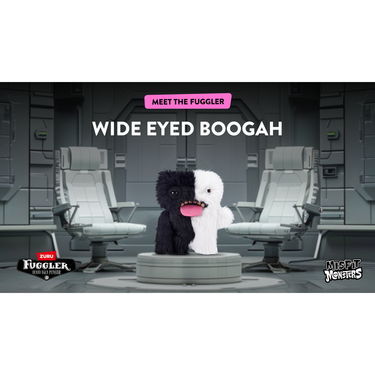 Dark Slate Gray Fuggler Misfit Monsters 9-inch Series 1 15726 by ZURU HALSON ENTERPRISE 15726A_FUGGLER_MISFITMONSTERS_SERIES1_LIFESTYLE_02G.png Plush Toys