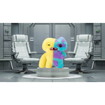 Slate Gray Fuggler Misfit Monsters 9-inch Series 1 15726 by ZURU HALSON ENTERPRISE 15726H_FUGGLER_MISFITMONSTERS_SERIES1_LIFESTYLE_01A.png Plush Toys