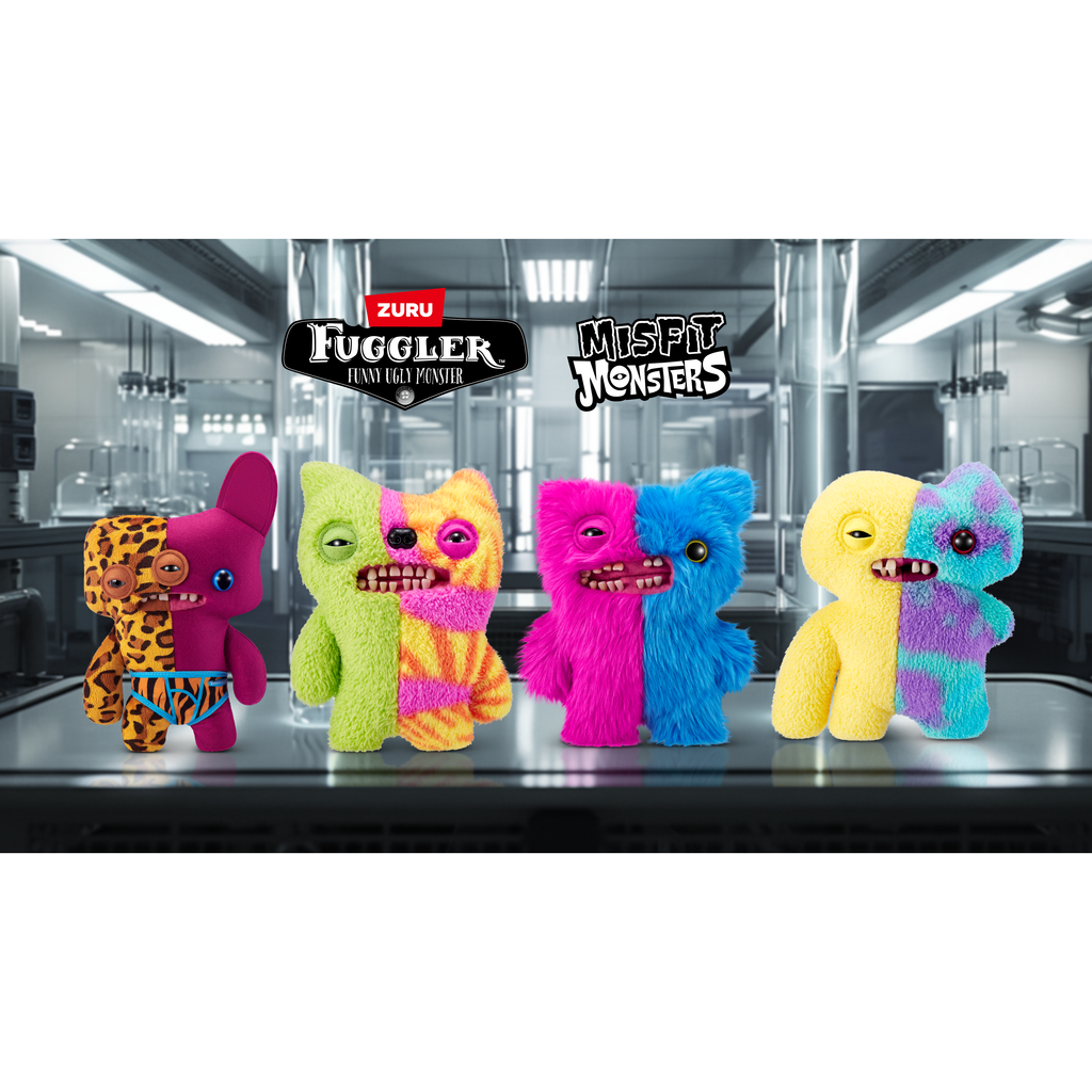 Dark Slate Gray Fuggler Misfit Monsters 9-inch Series 1 15726 by ZURU HALSON ENTERPRISE 15726_FUGGLER_MISFITMONSTERS_SERIES1_LIFESTYLE_03A.png Plush Toys