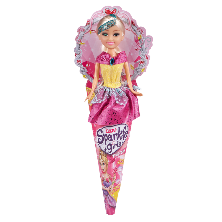 Rosy Brown Sparkle Girlz Princess Doll 10010 by ZURU HALSON ENTERPRISE 1LWYF1_C.png Dolls and Playsets