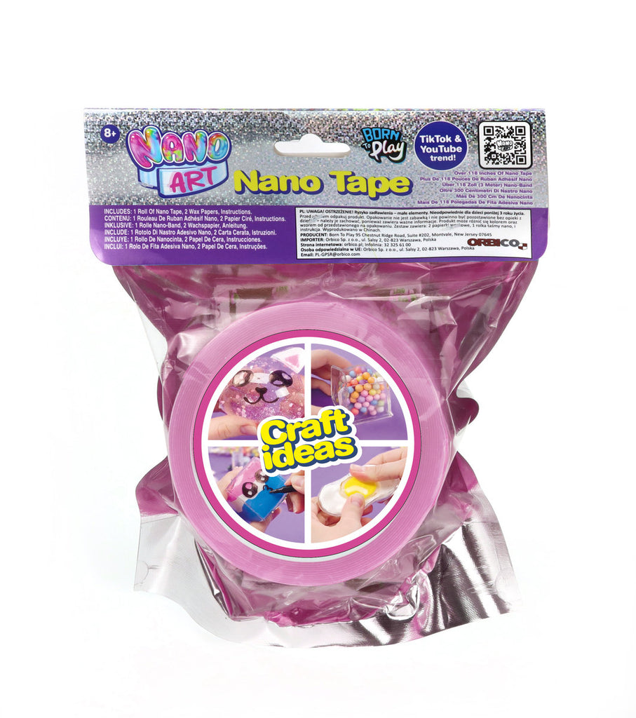 White Smoke Nano Art Tape Pink 238135 HALSON ENTERPRISE 1_0c3b43b0-f026-44d1-abae-5a68c9decbdb.jpg Arts and Crafts