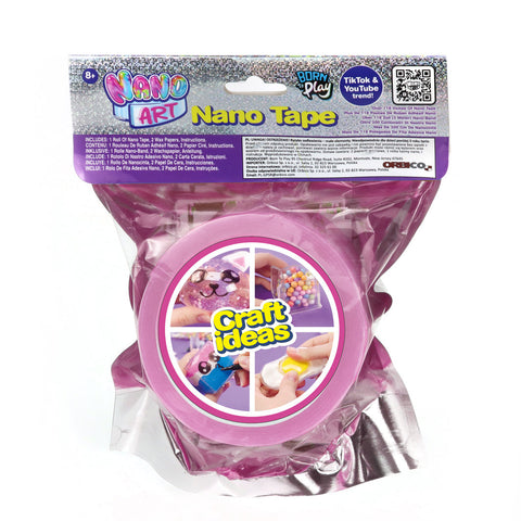 White Smoke Nano Art Tape Pink 238135 HALSON ENTERPRISE 1_0c3b43b0-f026-44d1-abae-5a68c9decbdb.jpg Arts and Crafts