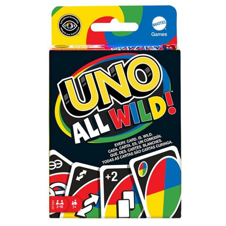 Uno All Wild Card Game – Family Card Game For Kids And Adults