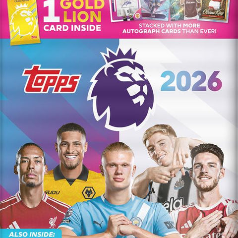 Panini Premier League 2026 Trading Cards Per Pack - Toyzoona