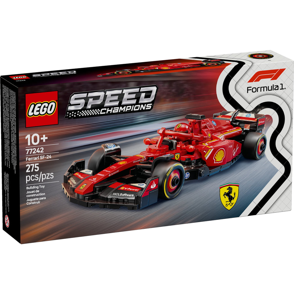 LEGO 77242 Ferrari SF24 F1 Race Car for Ultimate Speed