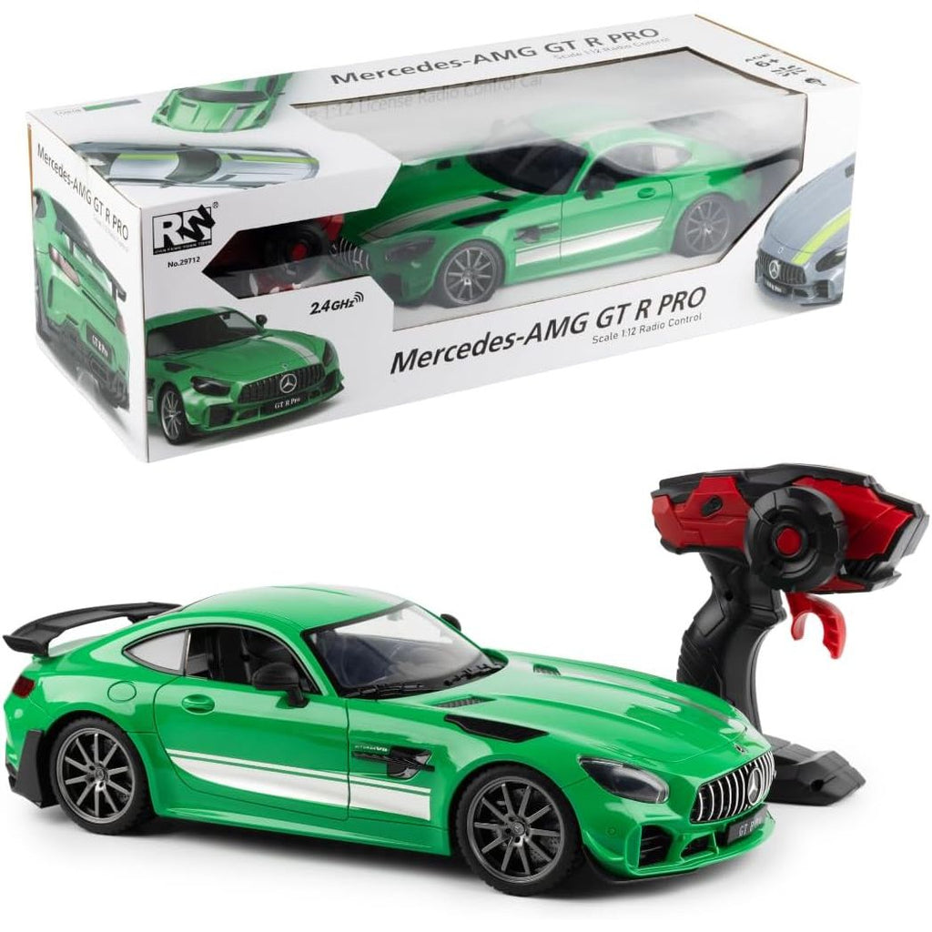 Dark Slate Gray RC Car Mercedes-AMG GT R Pro - 2.4GHz Remote Control Car for Adults & Kids - Detailed Interior - High-Speed - Ages 6+ - Rechargeable Battery - Scale 1:12 - Green HALSON ENTERPRISE 1_23ff9bc7-966f-42d4-bc1b-942a7dd12661.jpg Vehicles and Remote Control Toys