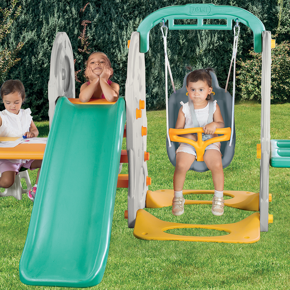 Olive Drab DOLU 7 in 1 Playground 2624 Toyzoona 1_3132c270-e184-495c-94dd-0f1de7247d83.png Outdoor and Active Play