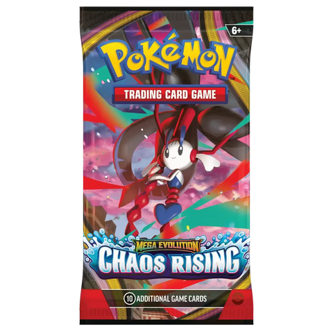 Pokemon Mega Evolution Chaos Rising Trading Cards - Per Pack
