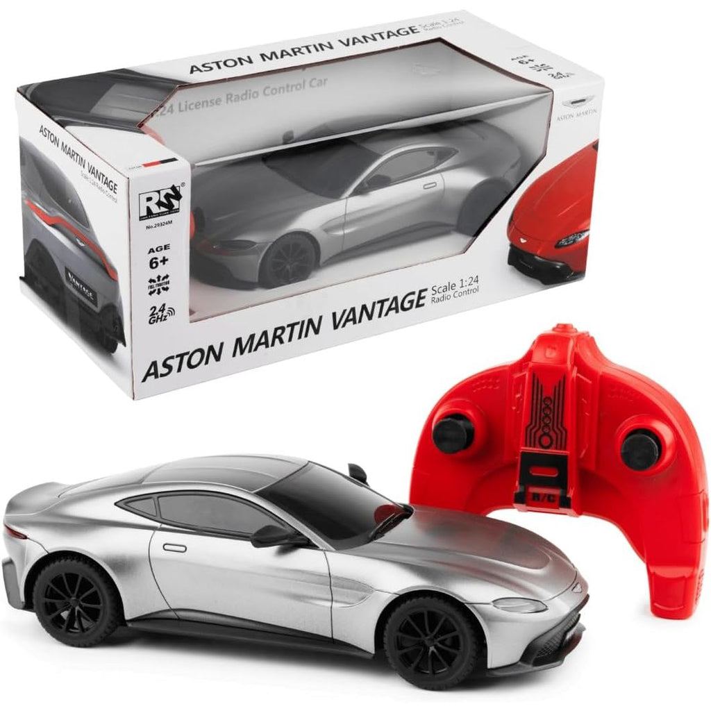 Light Gray RC Car 2018 Aston Martin Vantage - 2.4Ghz Remote Control - 2018 Model High Detail - Toy Car for Kids Ages 6+ - Battery Operated - Scale 1:24 - Grey HALSON ENTERPRISE 1_9ff70d40-5a9a-4b05-a810-bd38029992c5.jpg Vehicles and Remote Control Toys