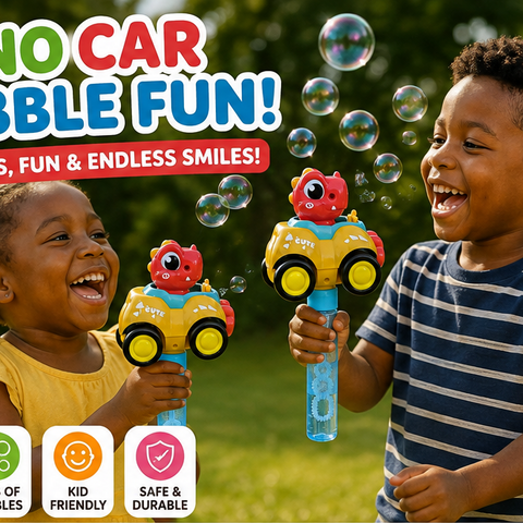 Dino Car Bubble Wand LKT030599
