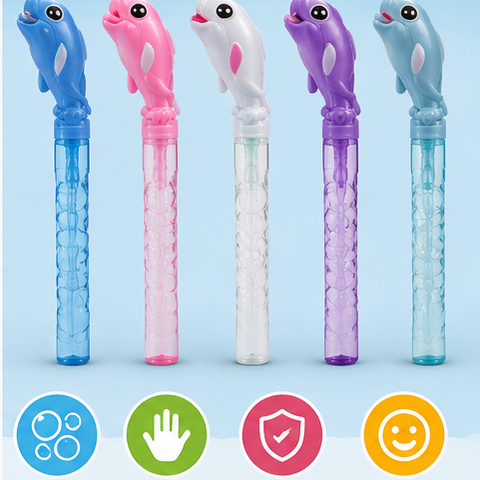 Pale Turquoise Dolphin Bubble Stick Large Outdoor Fun For Summer Days HALSON ENTERPRISE 1_eb8eaba1-64fe-4342-a154-464ce48bbac1.png Outdoor and Active Play