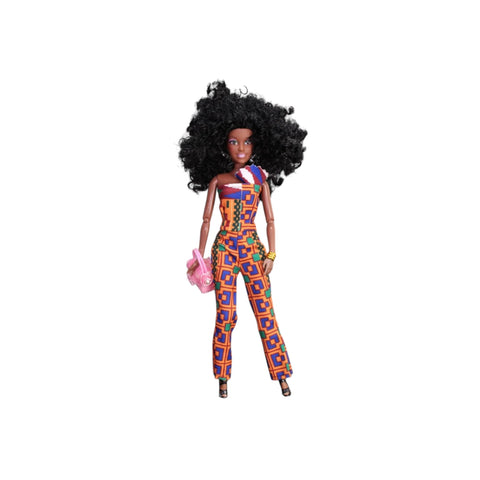 Black African Doll 12P5 Inch Nia Orange Green HALSON ENTERPRISE 1_f58fa1bd-6633-4474-8e1d-c854c56594e2.jpg Dolls and Accessories