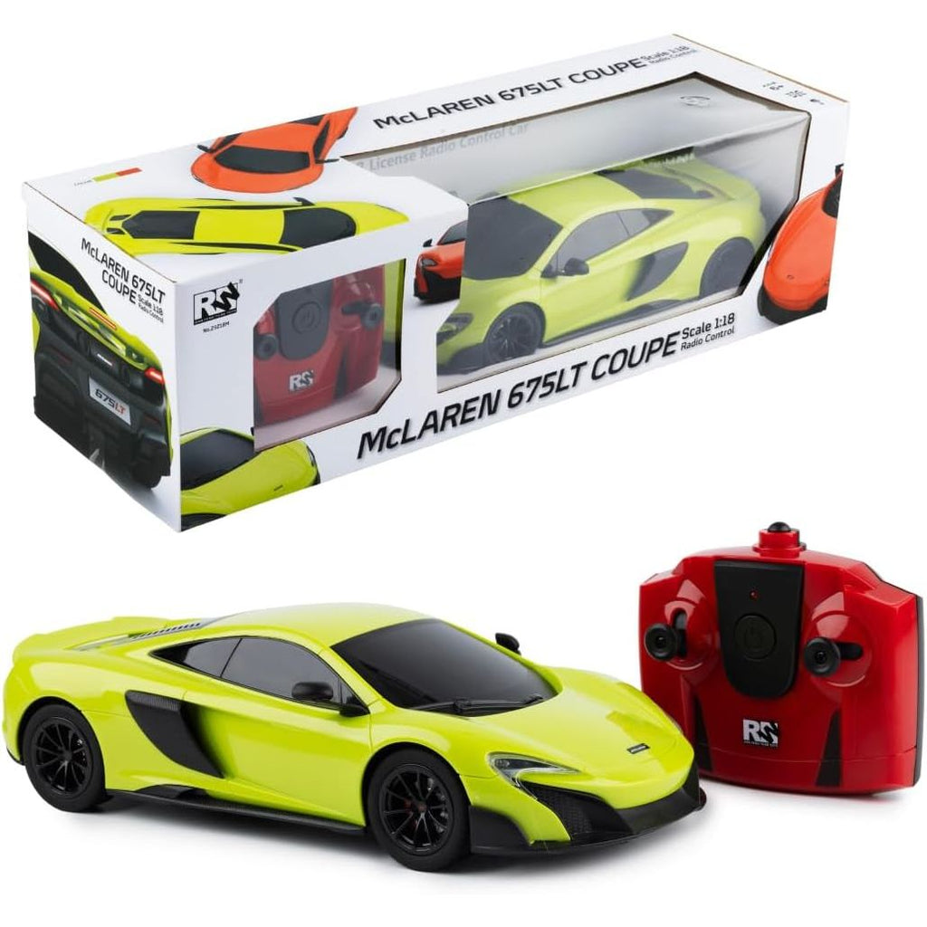 Dark Slate Gray RC Car McLaren 675LT Coupe - 2.4GHz 4CH Remote Control Car for Kids & Adults - Realistic Design - Battery Operated - For Kids 6+ - Scale 1:18 - Green HALSON ENTERPRISE 20_b84d11ae-8471-44f4-8f40-7a7441856d9d.jpg Vehicles and Remote Control Toys