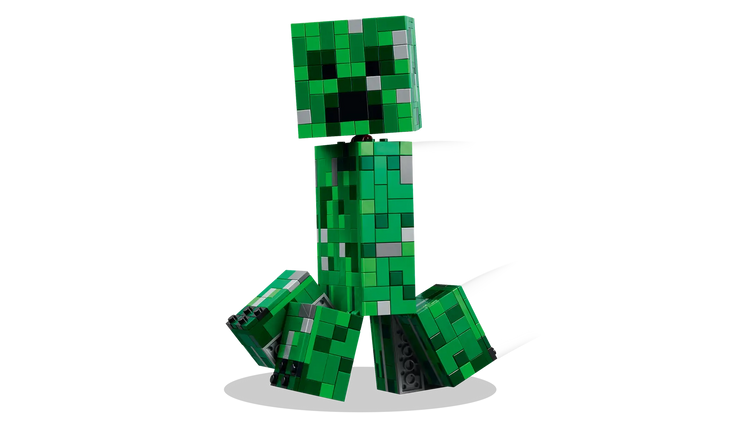 Black LEGO 21276 The Creeper – Minecraft Building Figure Toy For Kids THE DREAM FACTORY 21276_WEB_SEC01_NOBG_en-gb.webp Building Sets and Construction Toys