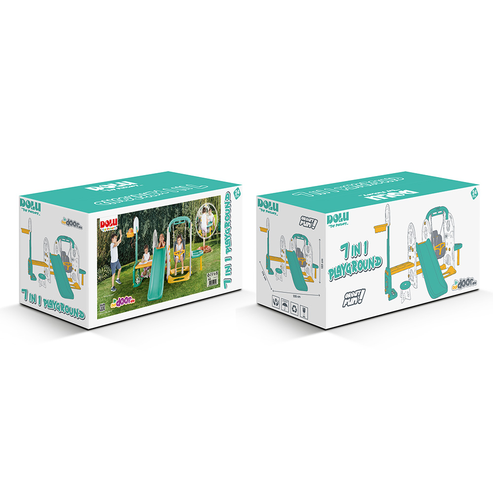 White Smoke DOLU 7 in 1 Playground 2624 Toyzoona 2624-B_b2e349c9-e6a7-4cdc-a1f9-676c163be193.png Outdoor and Active Play