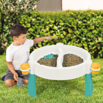 Antique White DOLU Water and Sand Activity Table 2670 Toyzoona 2670-b.png Outdoor and Active Play