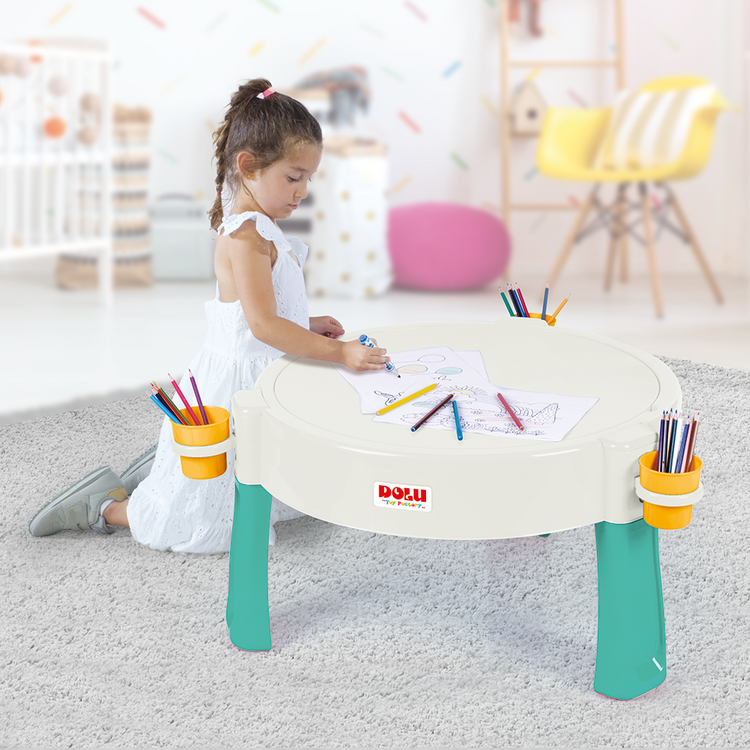Gray DOLU Water and Sand Activity Table 2670 Toyzoona 2670-c.png Outdoor and Active Play