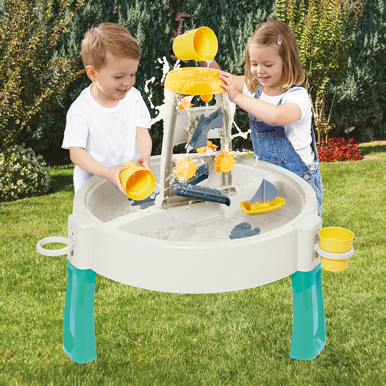 Antique White DOLU Water and Sand Activity Table 2670 Toyzoona 2670-e.png Outdoor and Active Play
