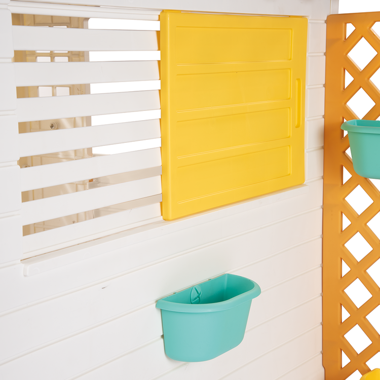 Lavender DOLU Garden Playhouse with Fence 2679 Toyzoona 2679-e.png Outdoor and Active Play